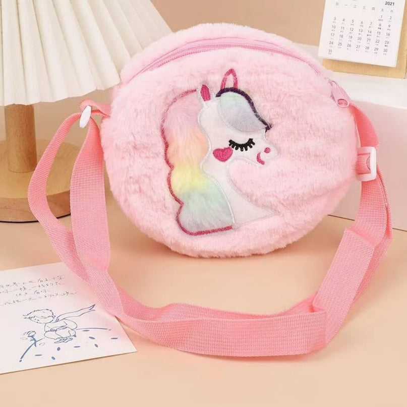 Deine zauberhafte Einhorn Plüsch-Tasche