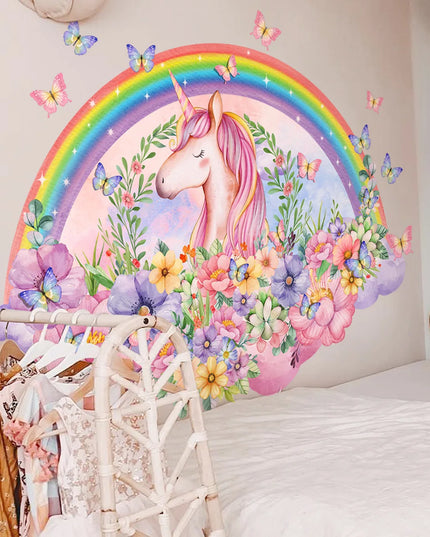 Großes Einhorn Wandtattoo – Dein magischer