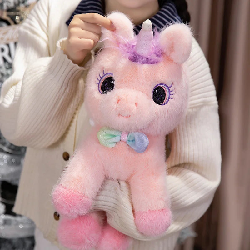 Dein süßer Regenbogen Engel Einhorn Kissen!