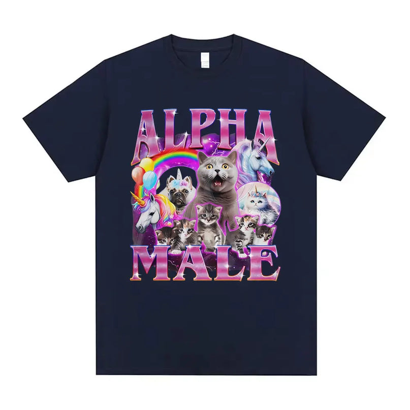 Graues Einhorn T-Shirt: Dein Meme-Statement!