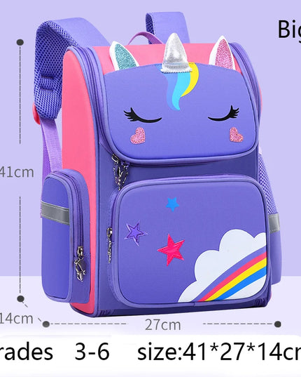 Dein navyfarbener Einhorn Rucksack – einfach