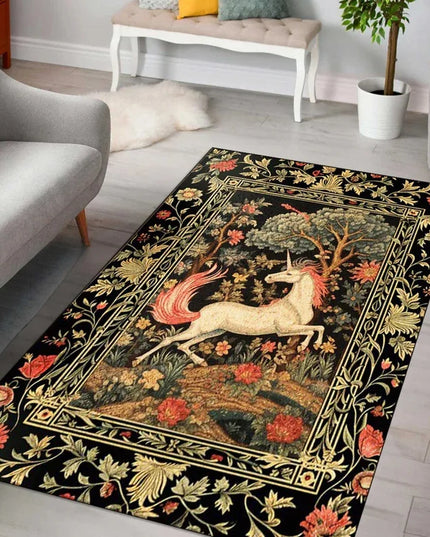 Dein Einhorn Teppich im Vintage-Stil!