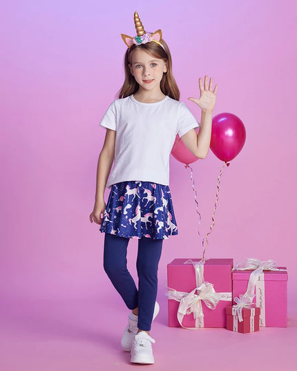 Einhorn Leggings mit Rock – Sommerlich