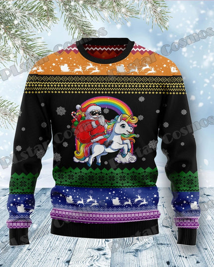 Dein magischer Weihnachts-Einhorn Pullover
