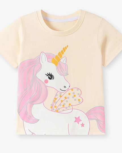 Dein sommerlicher Einhorn Pyjama mit Shorts