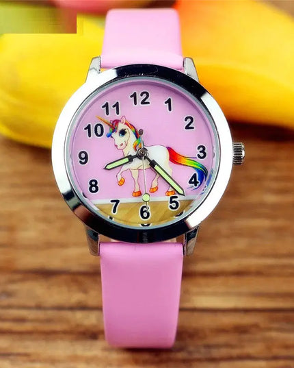 Deine zauberhafte Einhorn Uhr aus Leder!