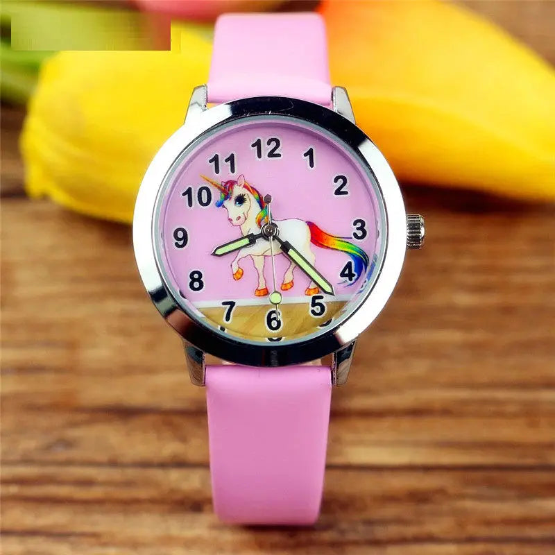 Deine zauberhafte Einhorn Uhr aus Leder!
