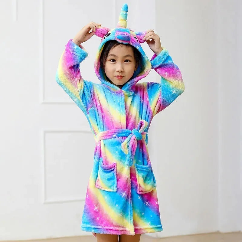 Flauschiger Einhorn Pyjama für deine