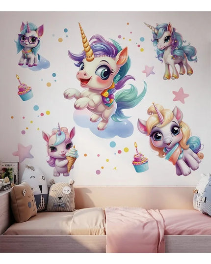 Dein zauberhaftes Einhorn Wandtattoo fürs