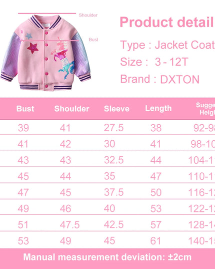 Deine glitzernde Einhorn Jacke für den