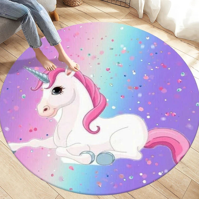 Glitzernder Einhorn Teppich für dein Zuhause!