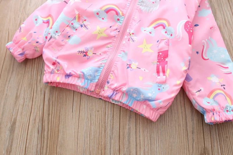 Frühlingsgefühle mit deiner Einhorn Jacke!