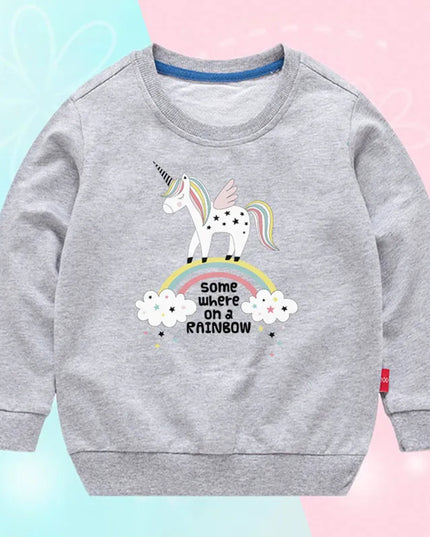 Dein verträumter Einhorn Pullover in Lila