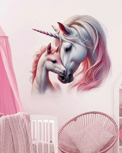 Dein liebevolles Einhorn Wandtattoo Mutter &
