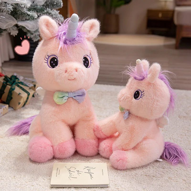 Dein süßer Regenbogen Engel Einhorn Kissen!