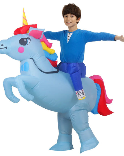 Zauberhaftes Aufblasbares Einhorn Set!