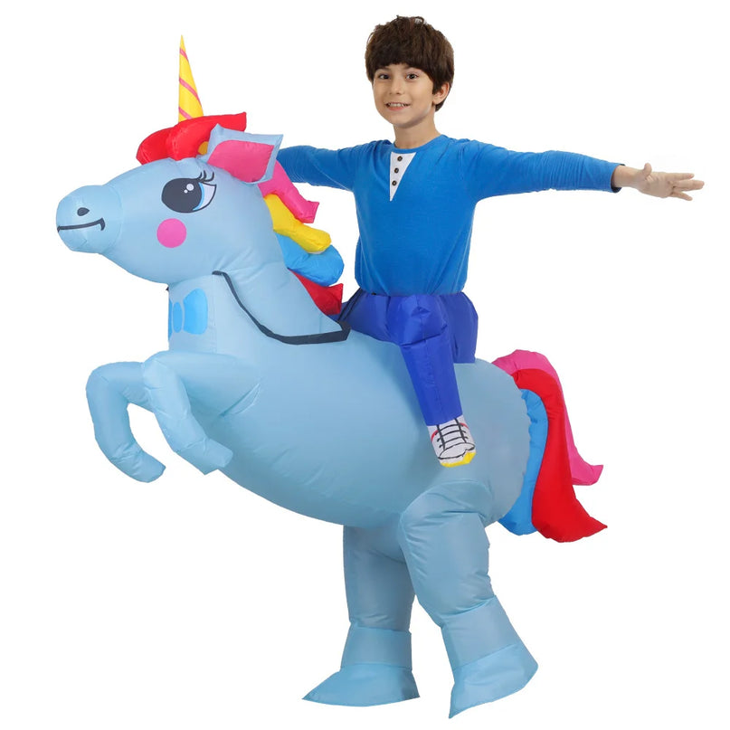 Zauberhaftes Aufblasbares Einhorn Set!