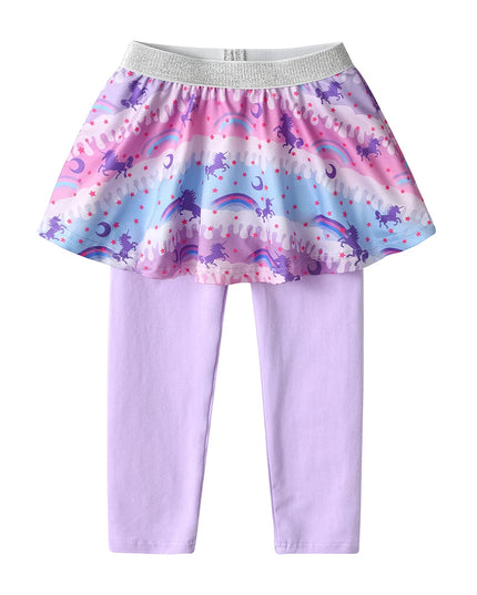 Deine süße Einhorn Leggings mit Rock – 2 in