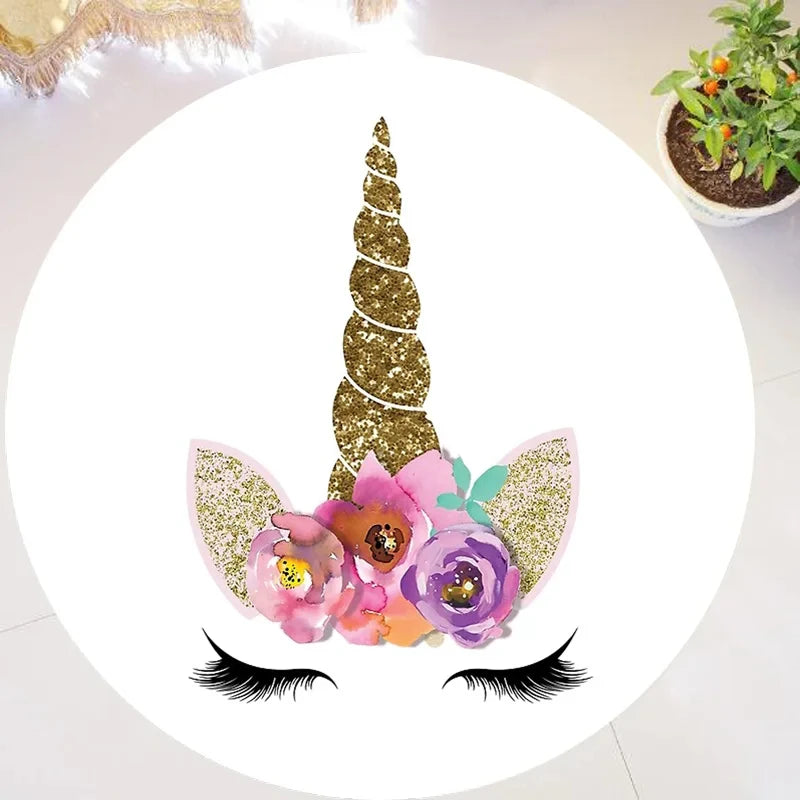 Glitzernder Einhorn Teppich für dein Zuhause!