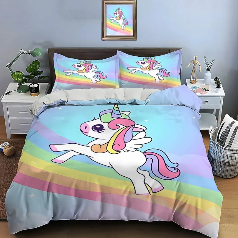 Deine Einhorn Bettwäsche für traumhafte