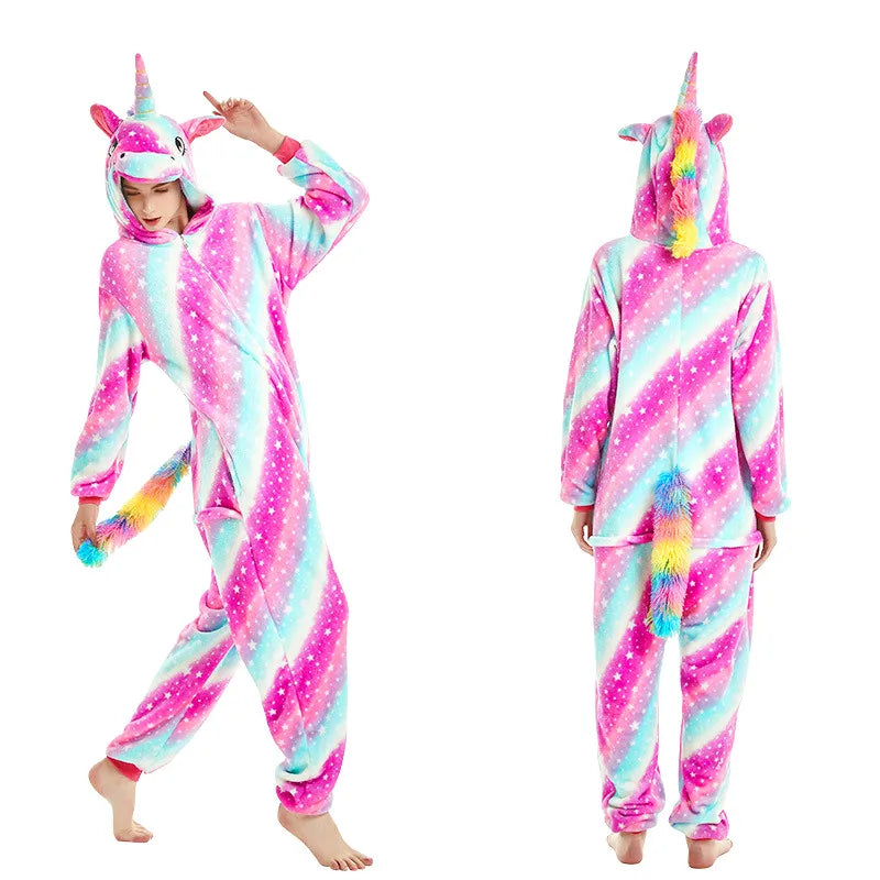 Dein Pink Rainbow Einhorn Onesie!