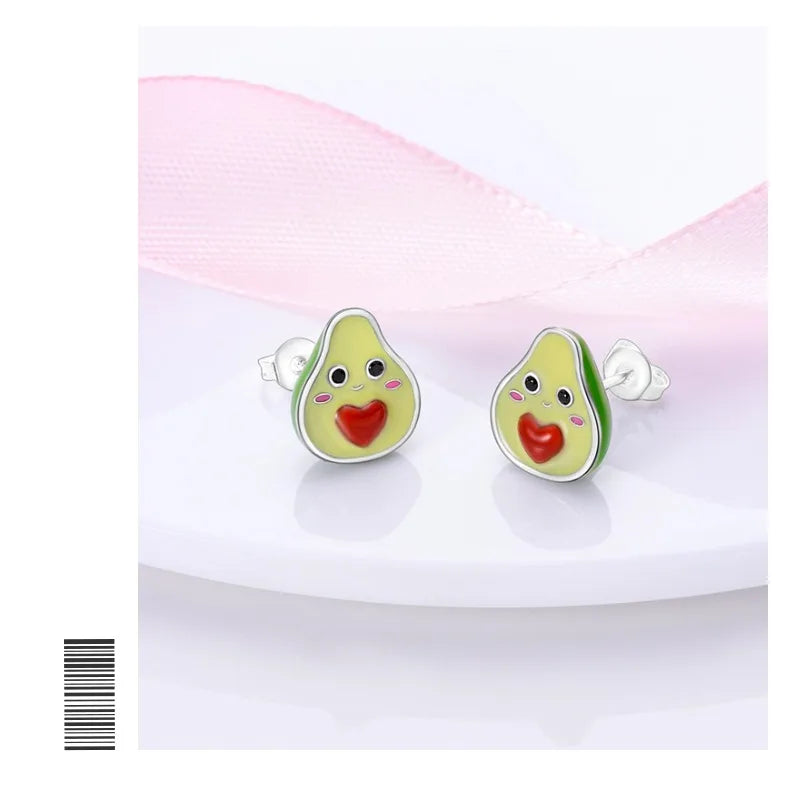 Niedliche Einhorn Ohrringe mit blauen Augen!