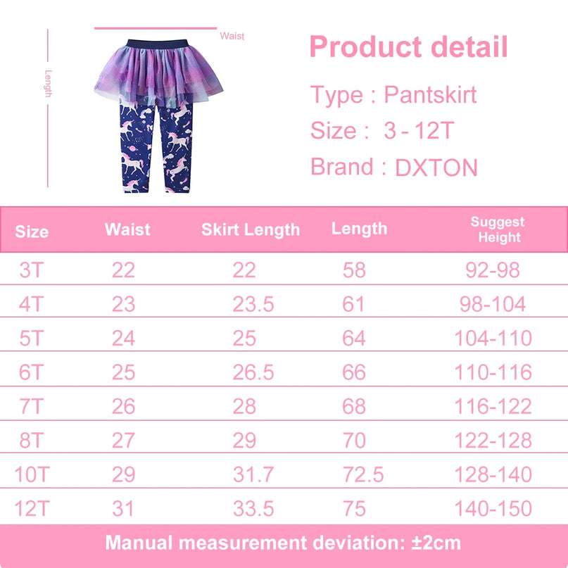 Magische Einhorn Leggings mit Tüllrock!