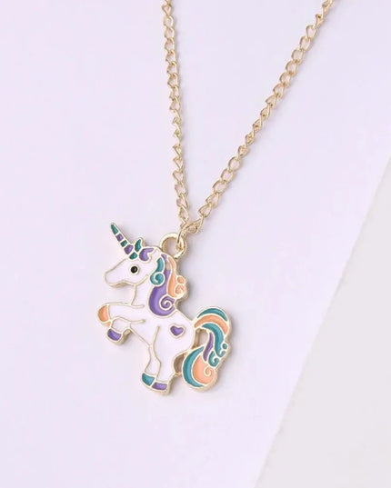 Deine strahlende Einhorn Kette in Weiß!