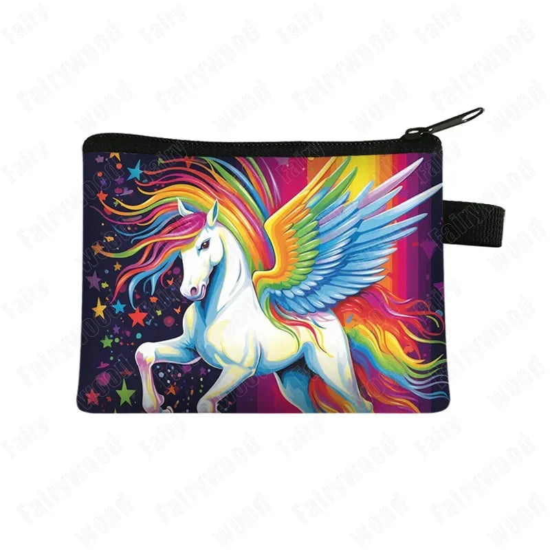 Deine fröhliche Einhorn Geldbörse