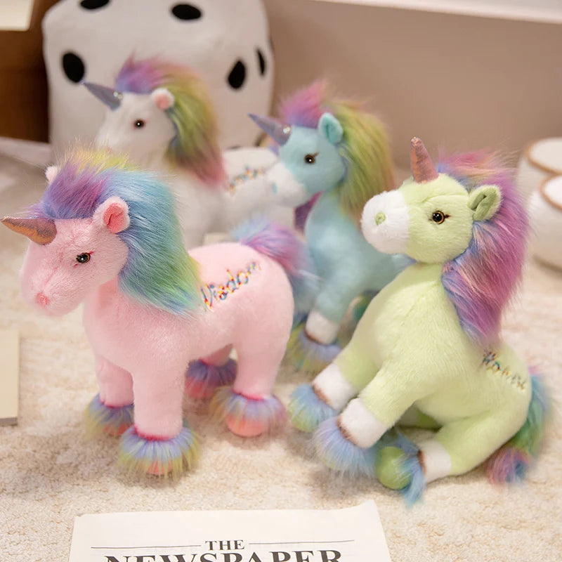 Dein Regenbogen Einhorn Kissen zum Liebhaben!