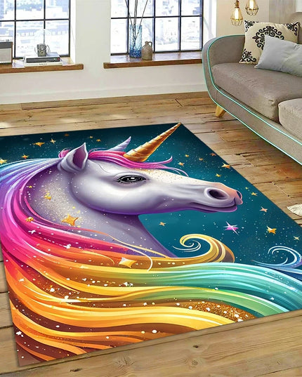 Dein Einhorn Sessel als 3D Traum-Teppich!