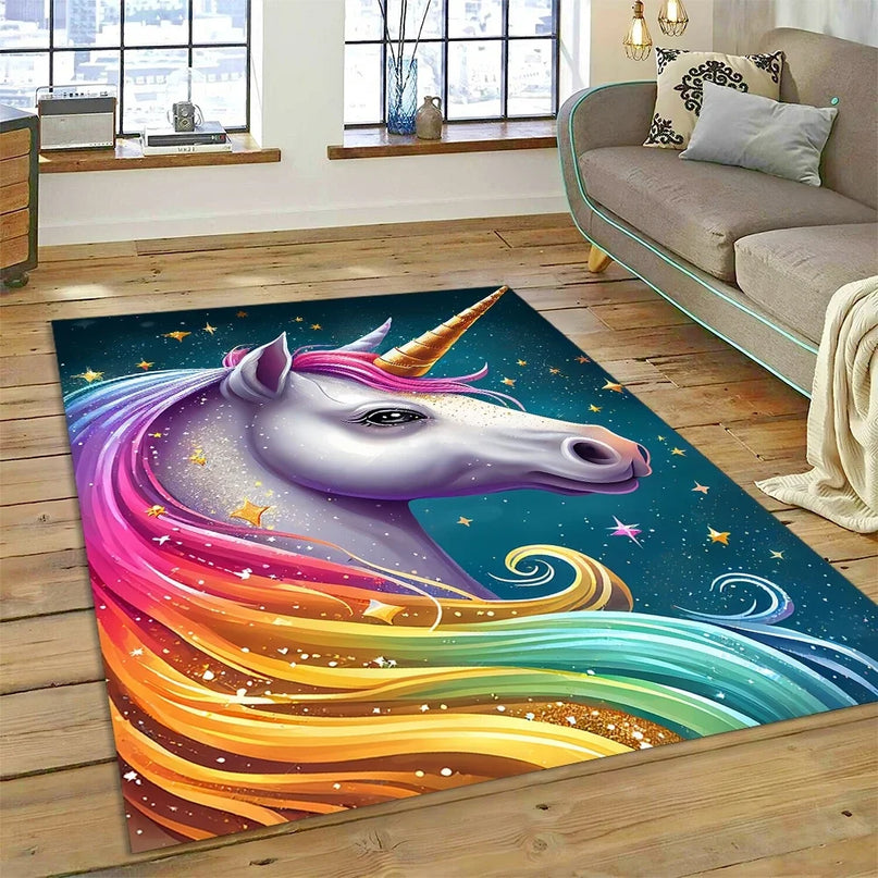 Dein Einhorn Sessel als 3D Traum-Teppich!