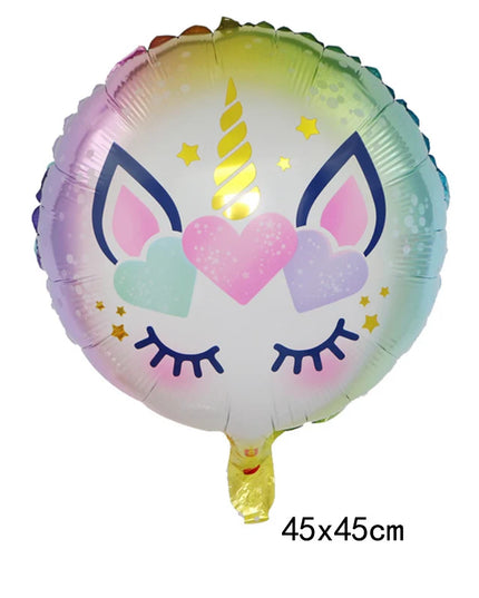 Dein Einhorn Kuscheltier Ballon-Set