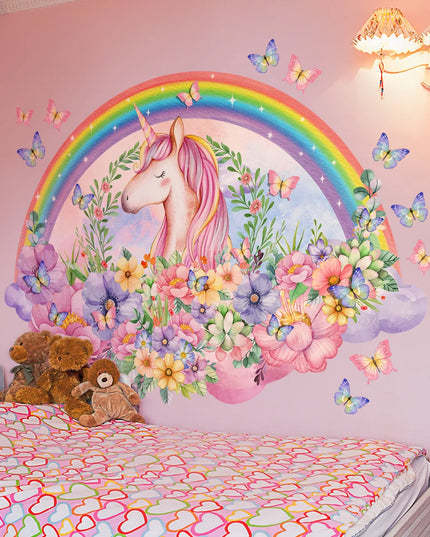 Großes Einhorn Wandtattoo – Dein magischer