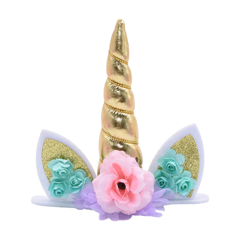 Glamouröser Einhorn Backform Topper