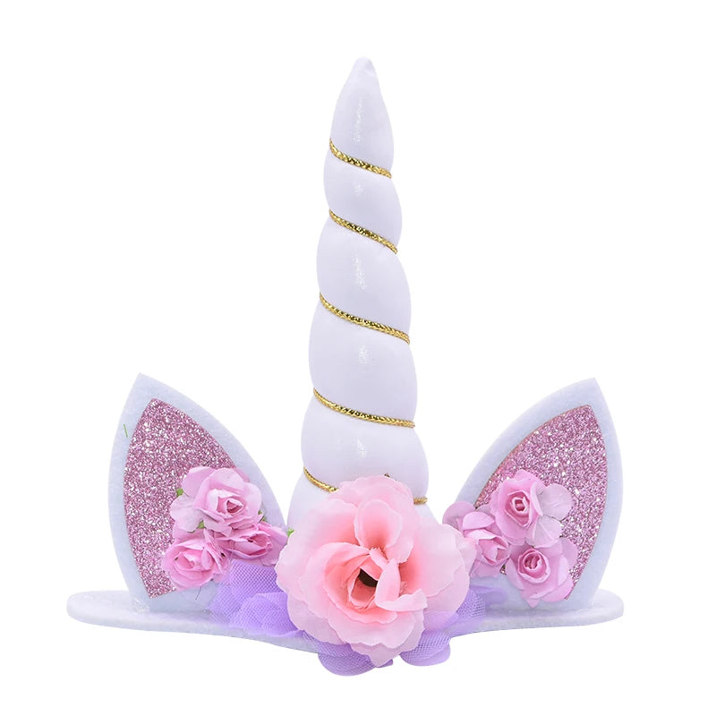 Glamouröser Einhorn Backform Topper