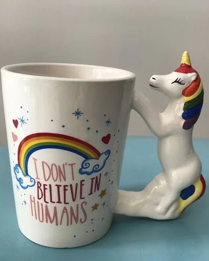 Deine Einhorn Tasse mit Tiergriff!