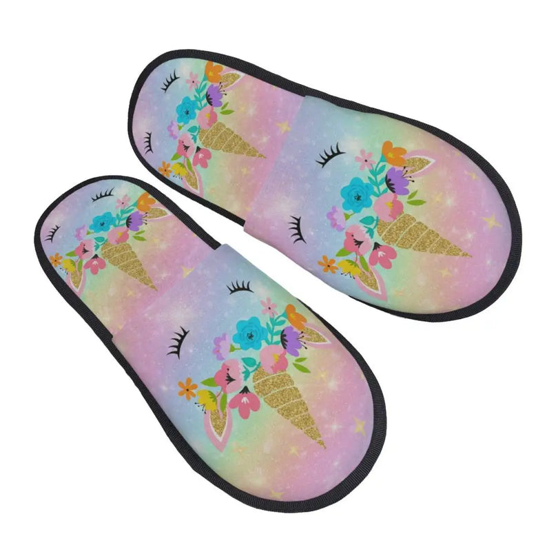 Warme Einhorn Hausschuhe für dich!