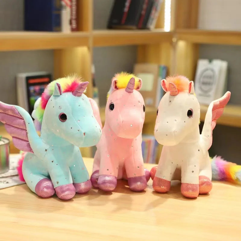 Kuscheliger Einhorn Plüsch-Anhänger