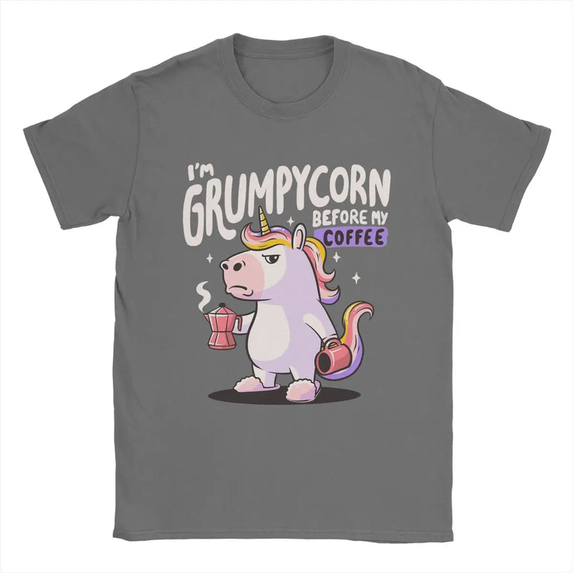 Dein Grumpycorn Einhorn T-Shirt in Army