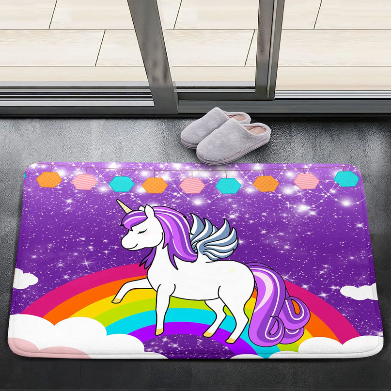 Dein süßer Einhorn Teppich in Pink!