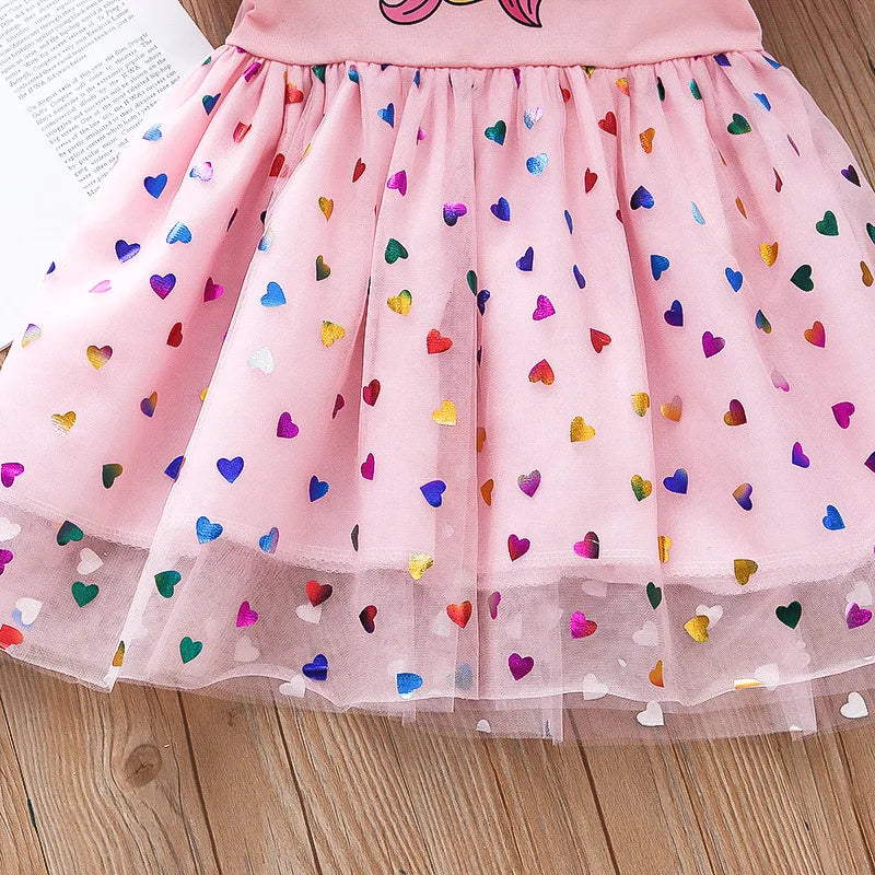 Dein zauberhaftes Einhorn Kleid in Pink!