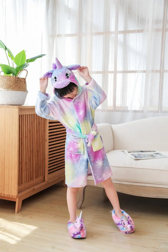 Dein flauschiger Einhorn Schlafanzug!
