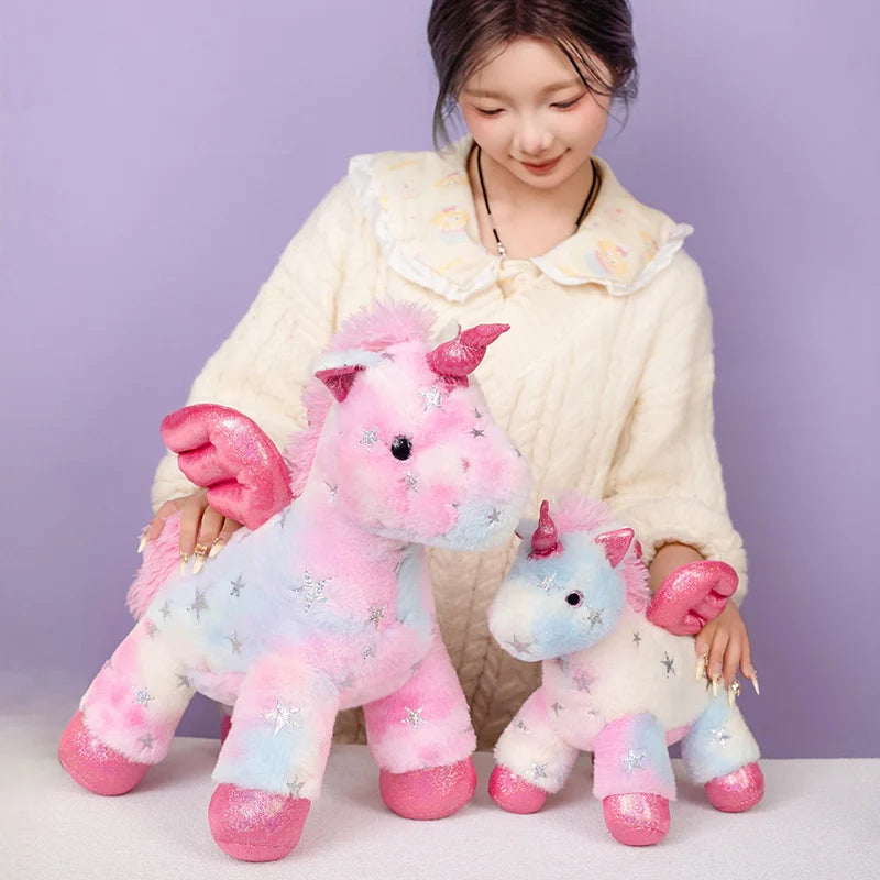 Dein Glitzerndes Einhorn Plüschtier mit