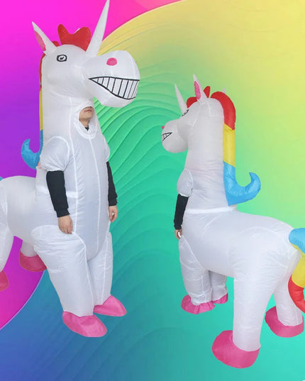 Aufblasbares Einhorn Kostüm – Dein