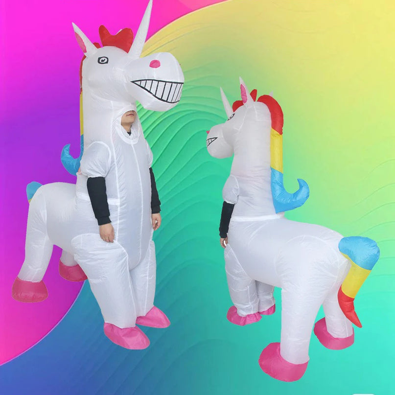 Aufblasbares Einhorn Kostüm – Dein