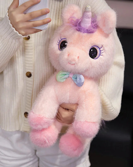 Dein süßer Regenbogen Engel Einhorn Kissen!