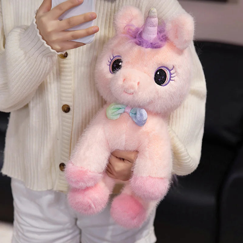 Dein süßer Regenbogen Engel Einhorn Kissen!