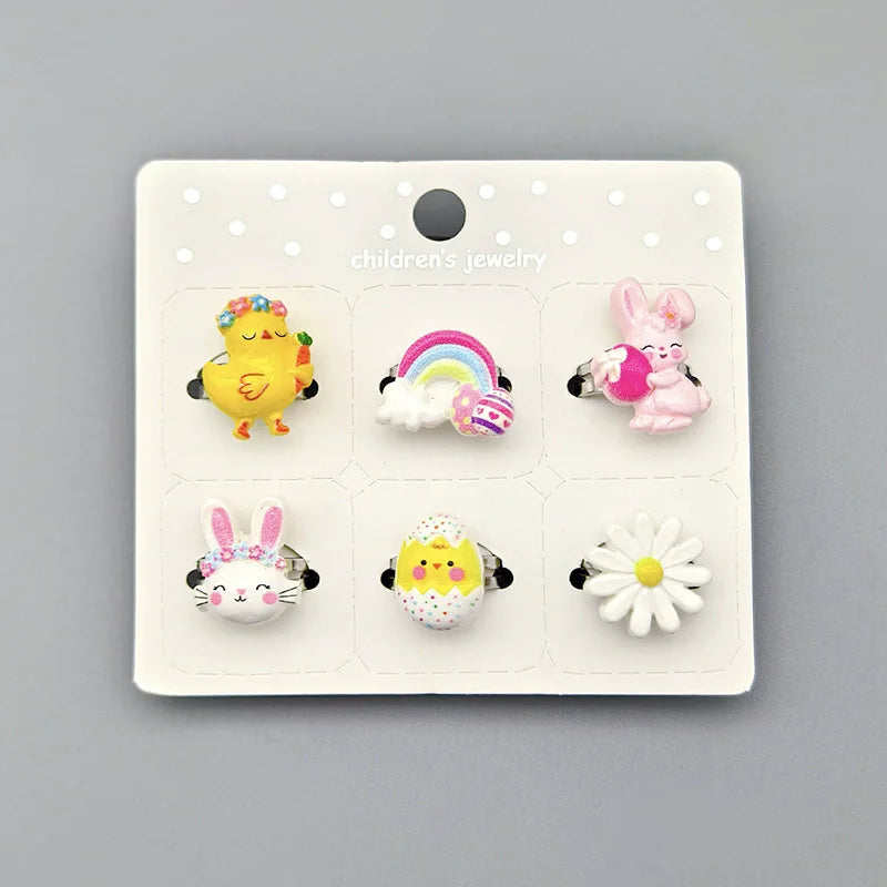 Dein Set bunter Einhorn Ringe