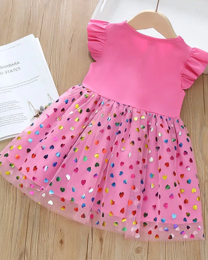 Dein Riesen Einhorn Regenbogenkleid Pink